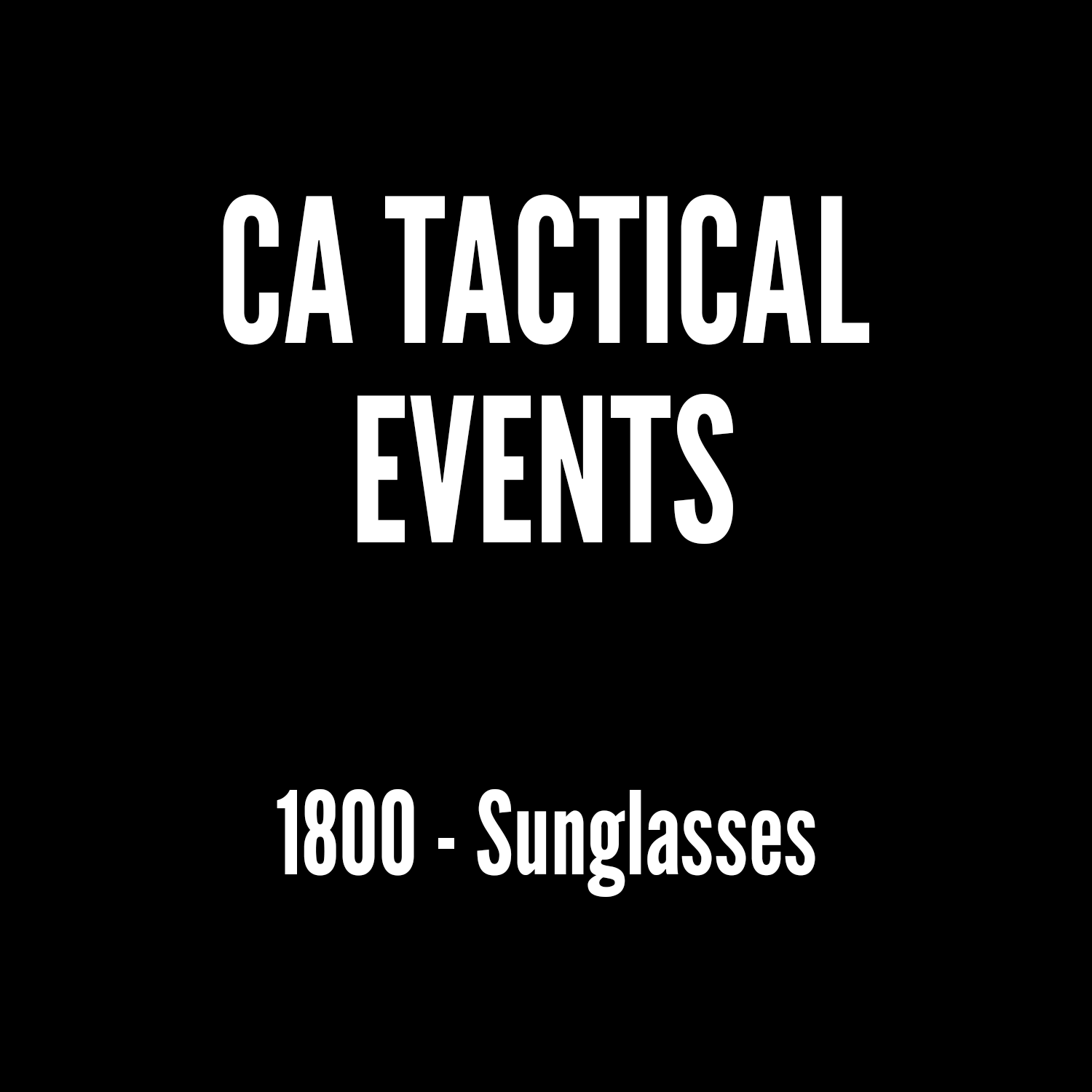 CA Tactical - 1800 - Sunglasses