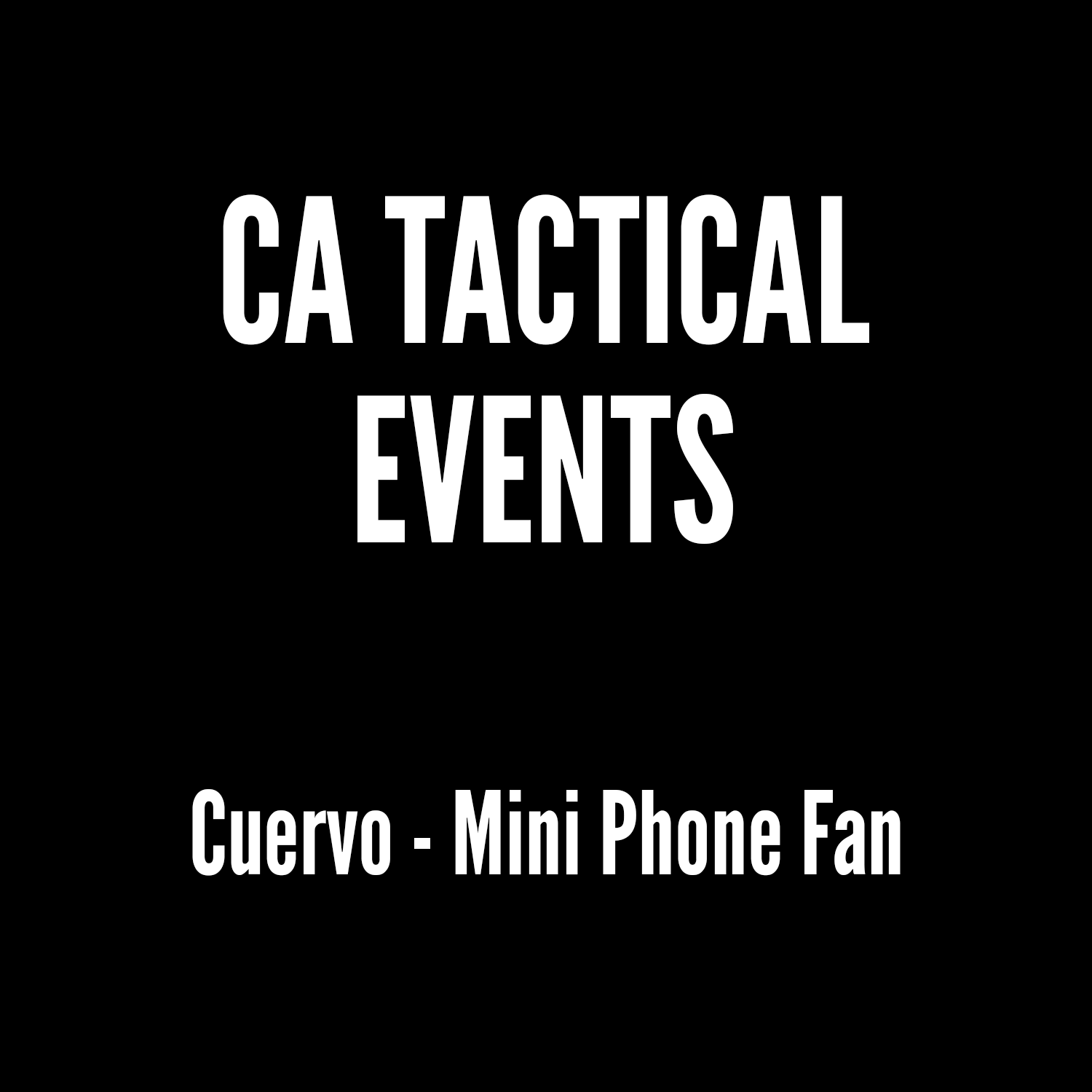 CA Tactical - Cuervo - Mini Phone Fan