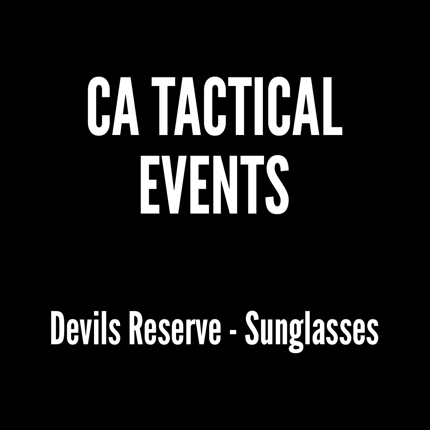 CA Tactical - Devil's Reserve - Sunglasses