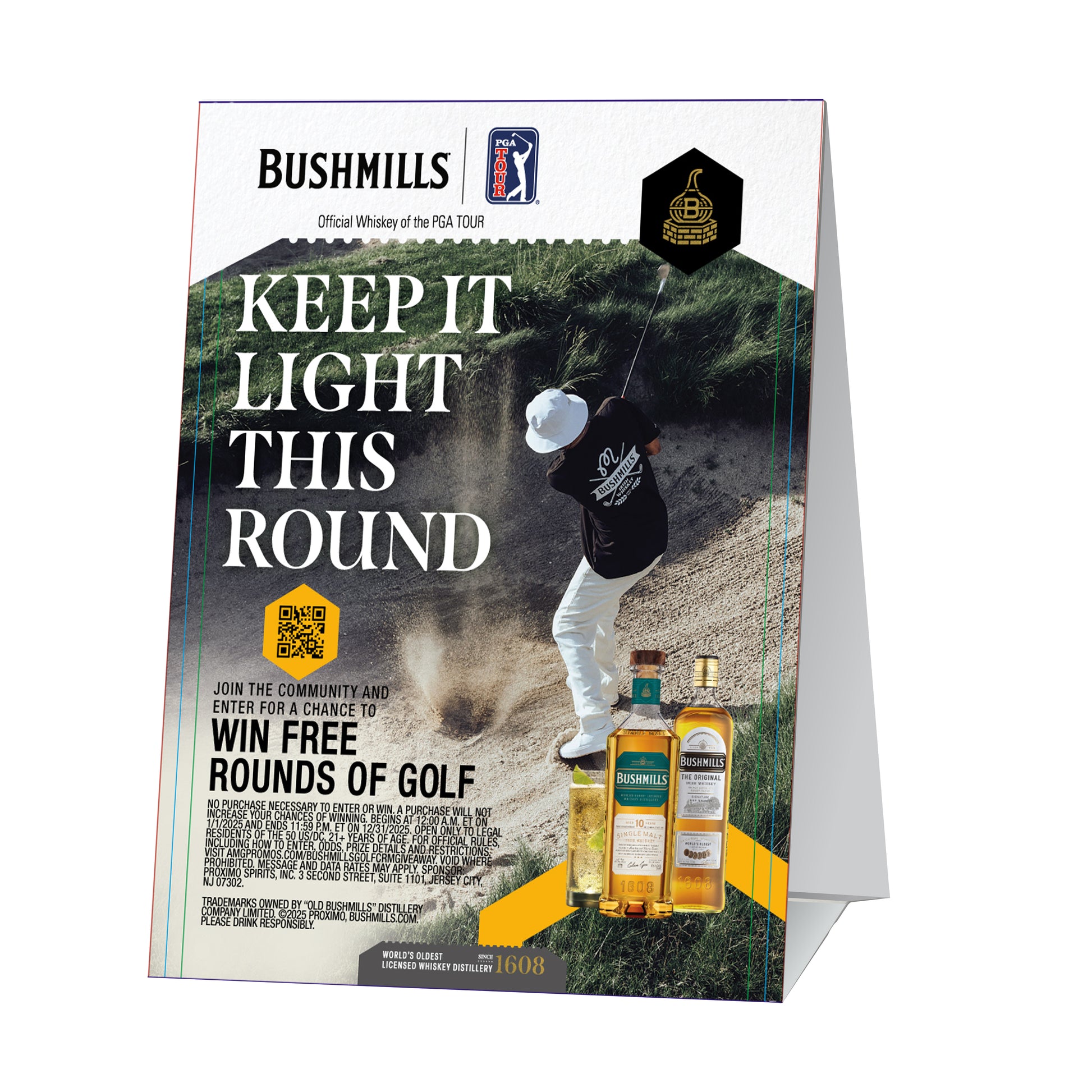 Bushmills Golf Activation Kit - On Premise